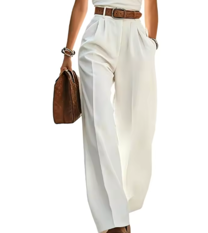 Elisa - Pantalones de Traje de Pierna Ancha