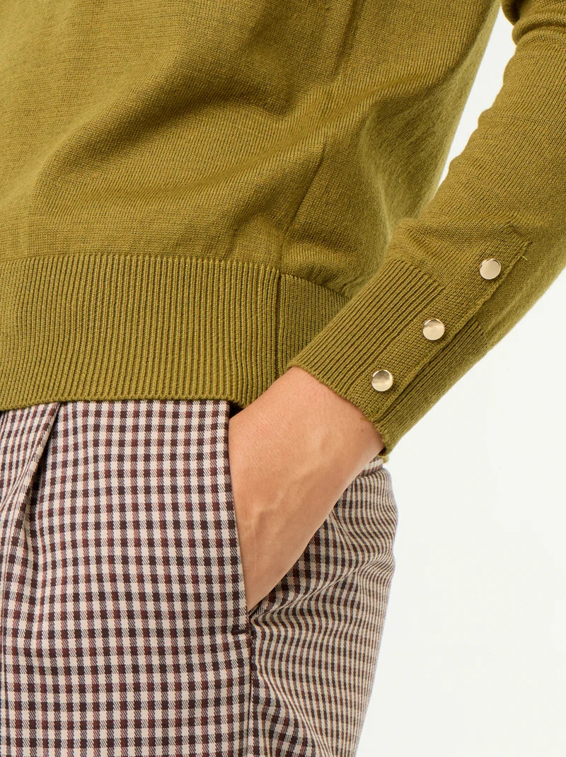 Delia - Jersey de punto fino con cuello redondo
