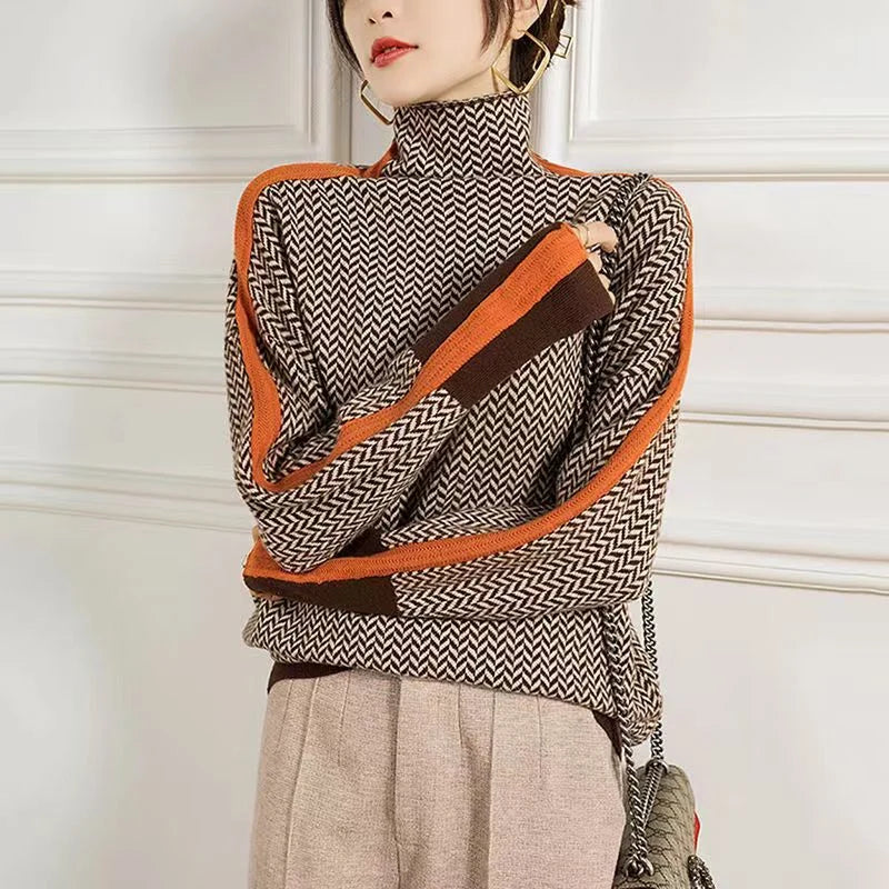María - Jersey de cuello alto