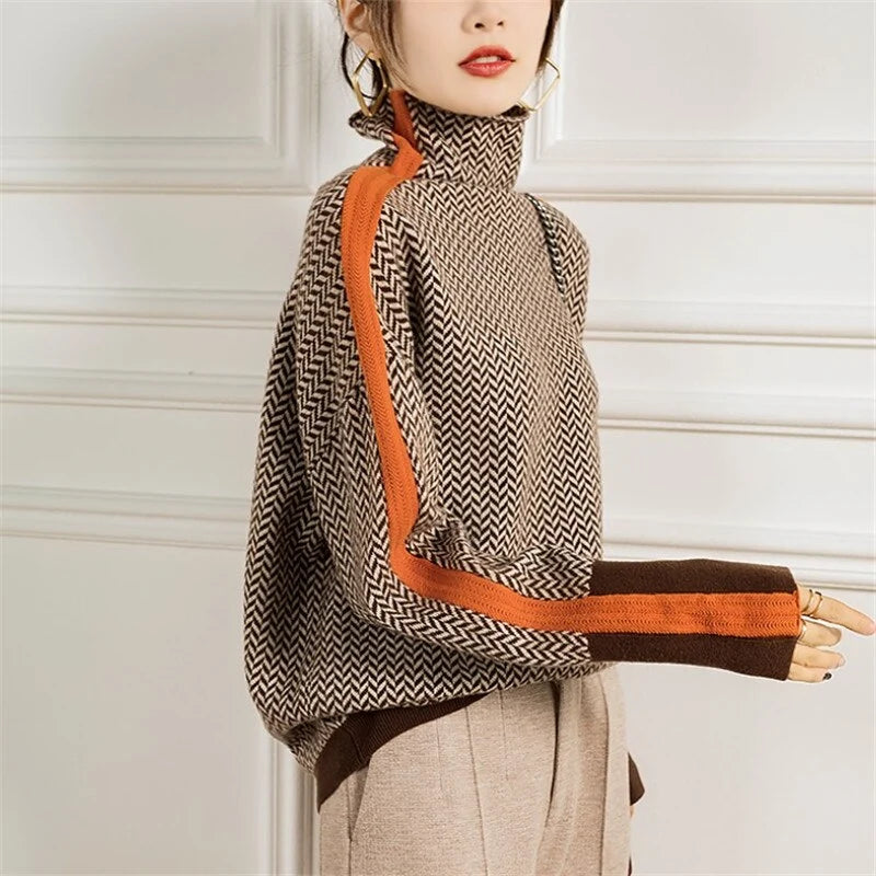 María - Jersey de cuello alto