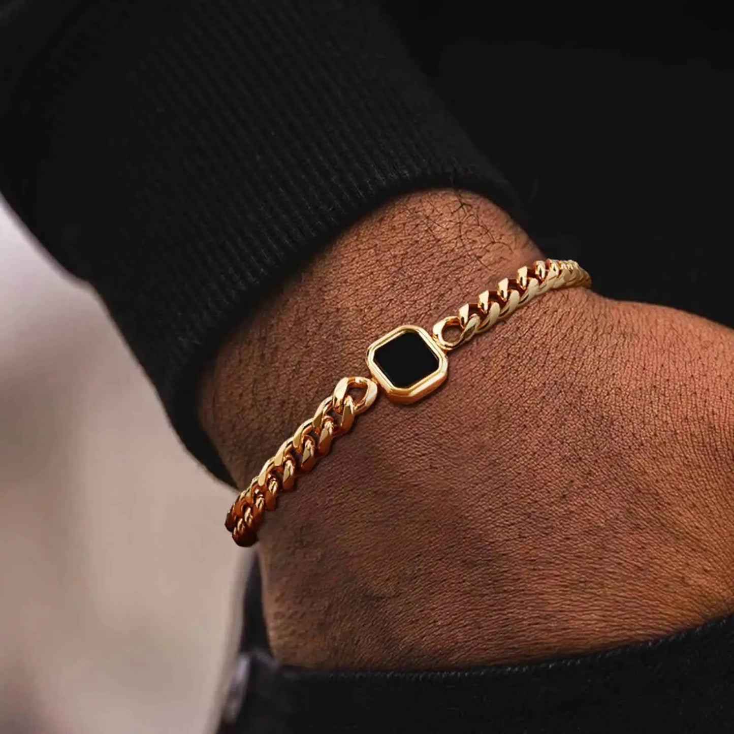 Pulsera de cadena de oro