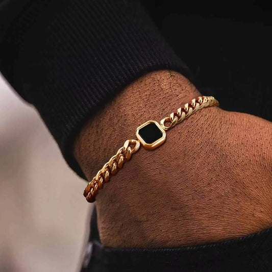 Pulsera de cadena de oro