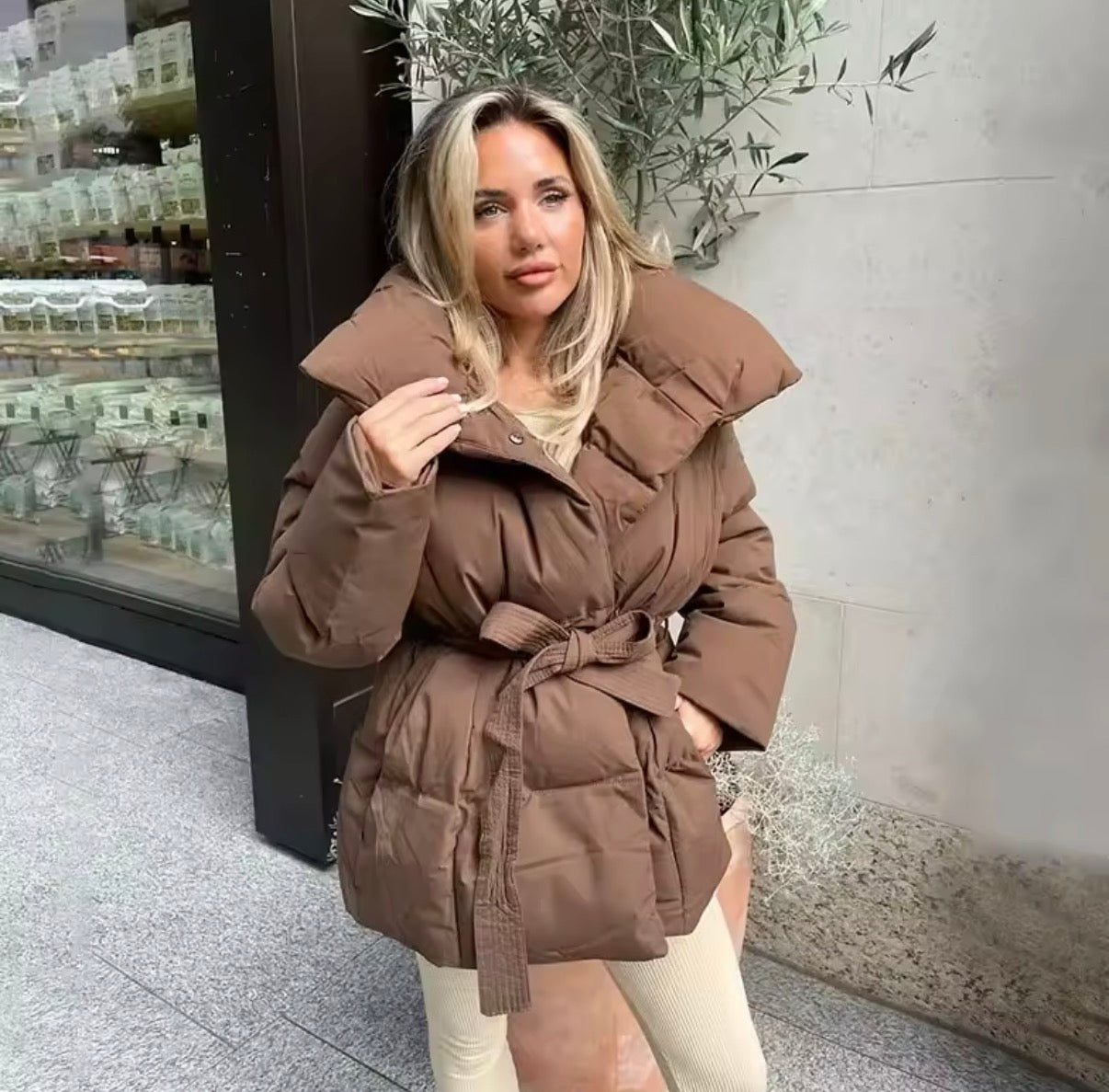 Tania - Chaquetón de Plumas