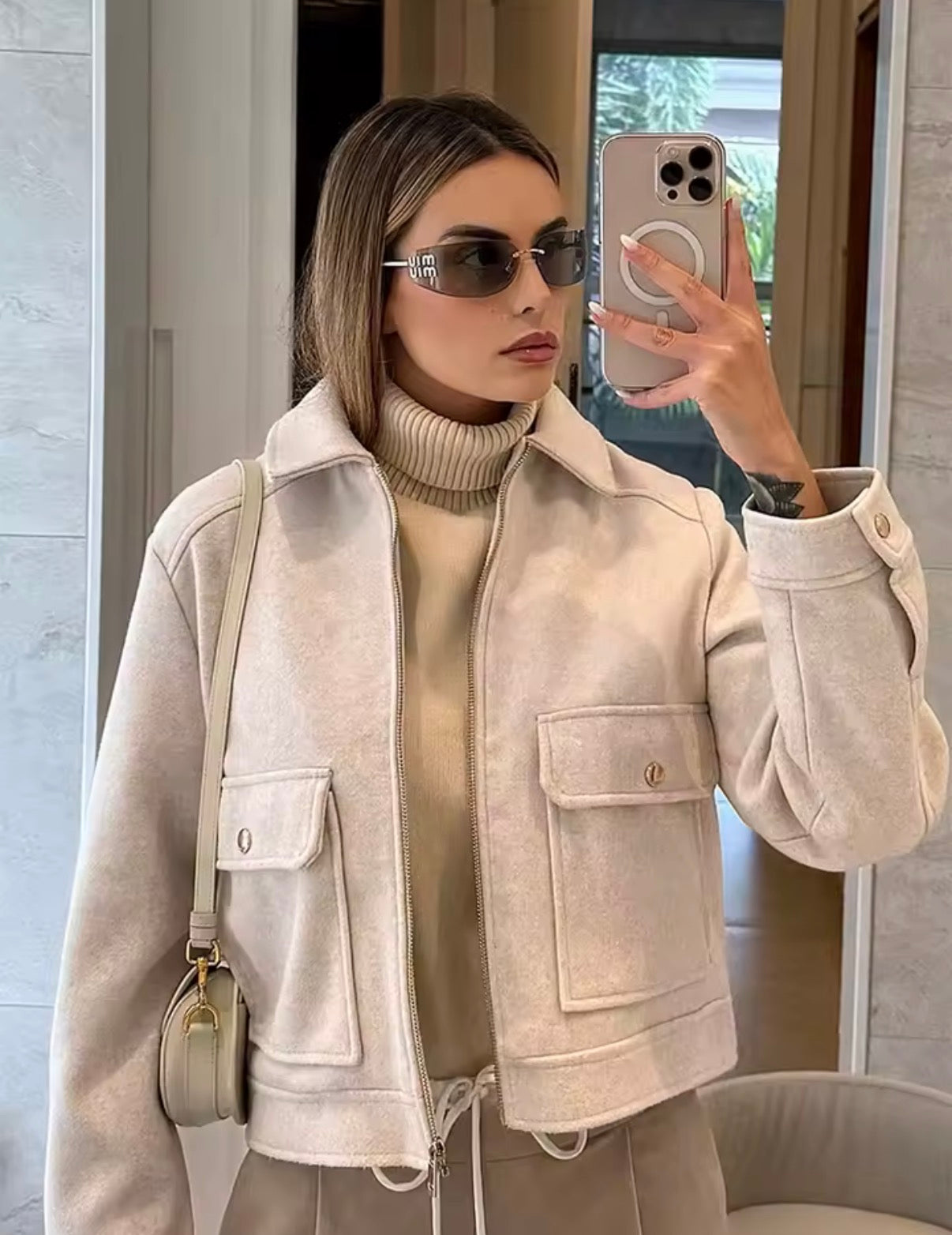 Helena - Chaqueta de Invierno con Cremallera