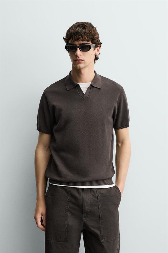 Mario - Polo punto regular fit estructura