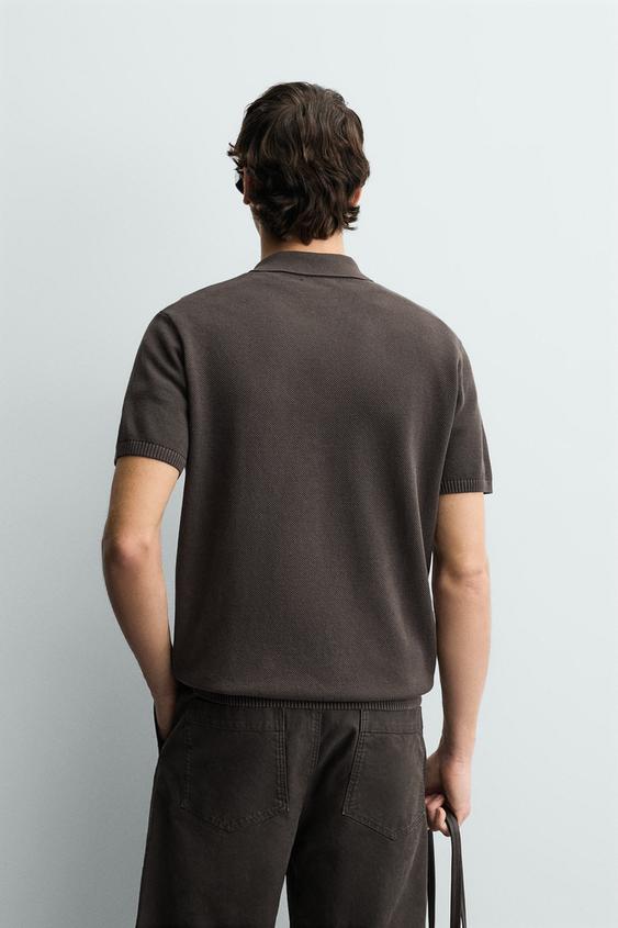 Mario - Polo punto regular fit estructura
