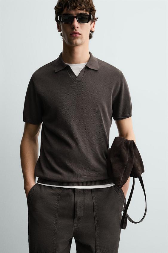 Mario - Polo punto regular fit estructura