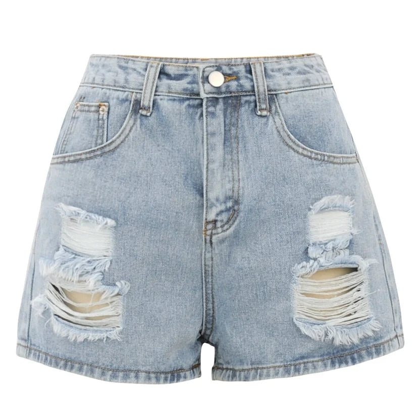 Jésica - Pantalones cortos vaqueros florales